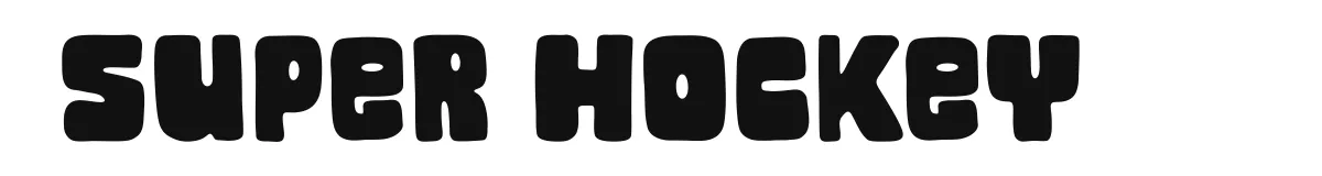 Super Hockey font preview