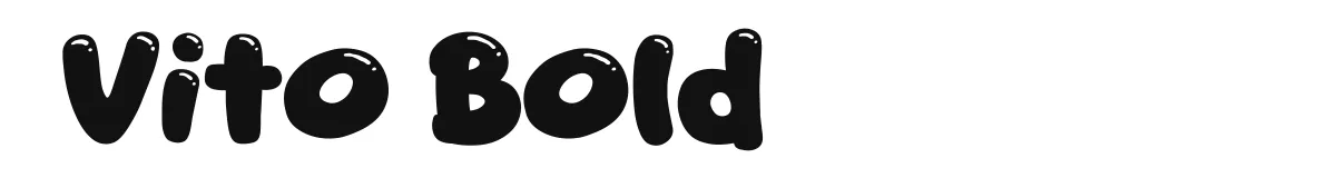 Vito Bold font preview