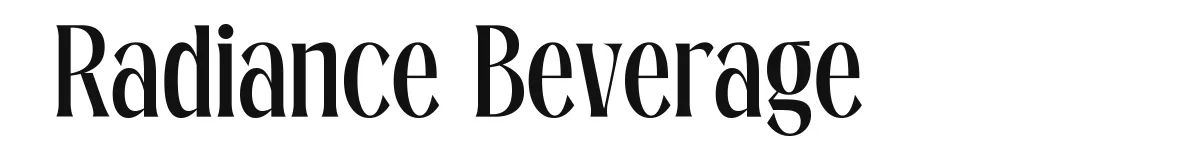 Radiance Beverage font preview