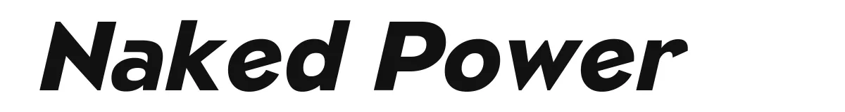 Naked Power original font preview