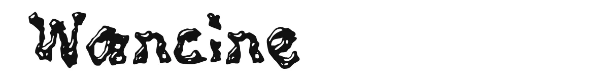Wancine font preview