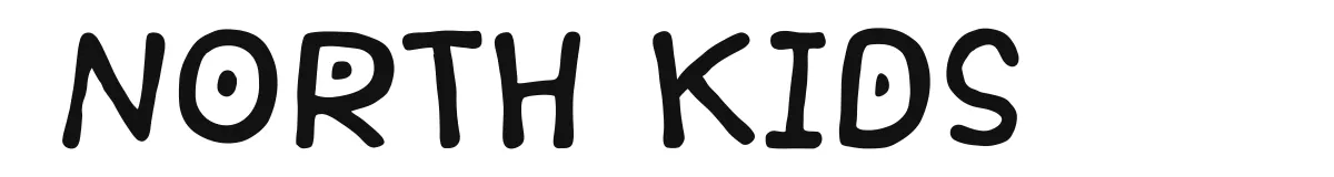 North Kids original font preview