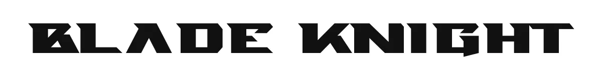 Blade Knight font preview