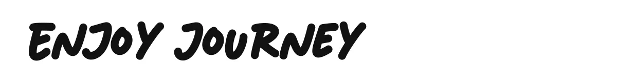 Enjoy Journey font preview