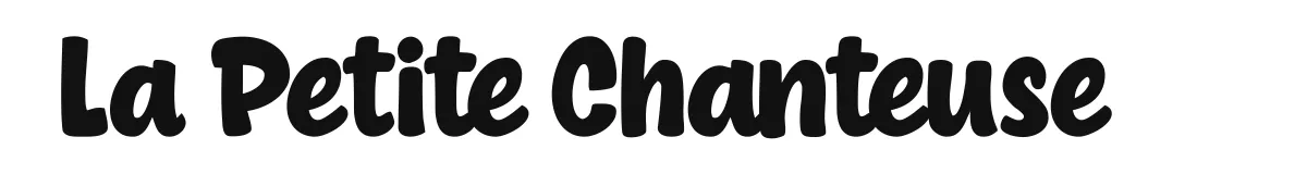 La Petite Chanteuse font preview
