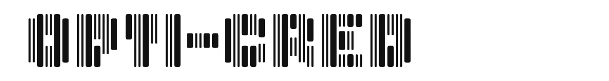 Opti-Cred font preview
