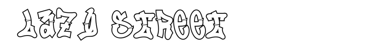 Lazy Street Lazystreet Outline preview