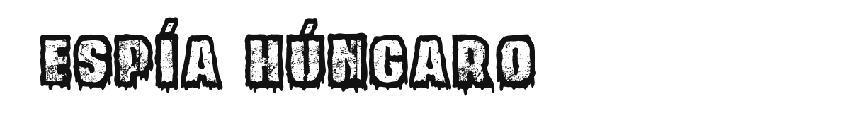 Esp&iacute;a H&uacute;ngaro original font preview