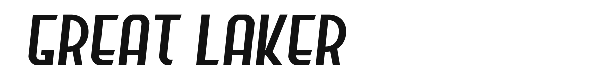 Great Laker original font preview