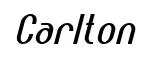 Carlton Italic preview