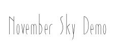 November Sky Demo