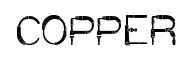 COPPER original font preview