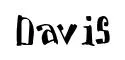 Davis original font preview