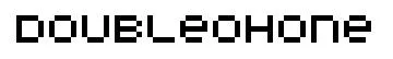 DoubleOhOne original font preview