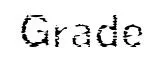 Grade original font preview