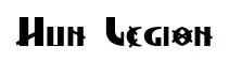 Hun Legion original font preview