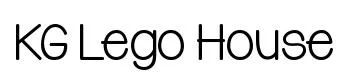 KG Lego House original font preview