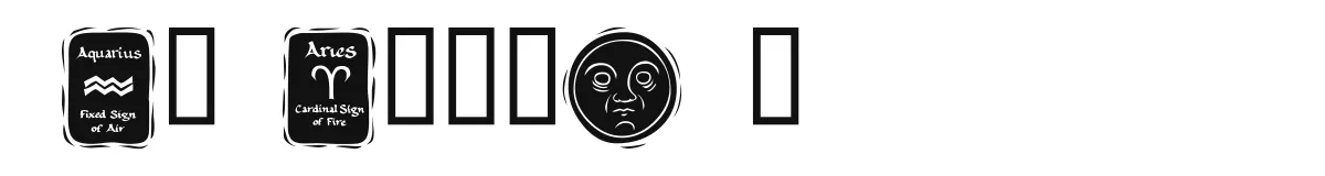 KR Astro 3 original font preview