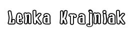 Lenka Krajniak original font preview