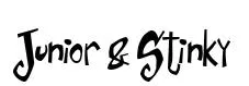 Junior & Stinky original font preview