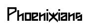 Phoenixians original font preview