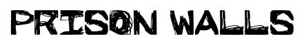 Prison Walls original font preview