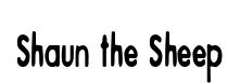 Shaun the Sheep original font preview