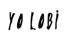 Yo Lobi original font preview