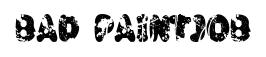 Bad Paintjob original font preview