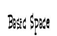 Basic Space original font preview