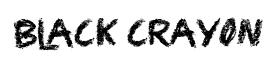 Black Crayon original font preview