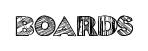 boards original font preview