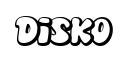 Disko original font preview