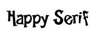 Happy Serif original font preview