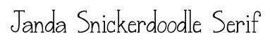 Janda Snickerdoodle Serif Jandasnickerdoodleserif preview