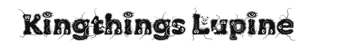 Kingthings Lupine original font preview