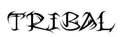 Tribal original font preview