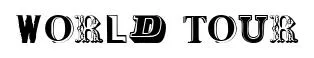 World Tour original font preview
