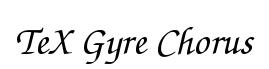 TeX Gyre Chorus