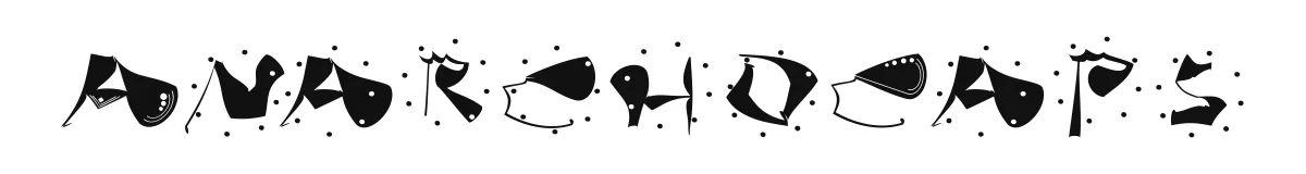 AnarchoCaps original font preview
