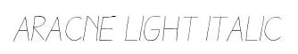 Aracne Light Italic