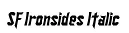 SF Ironsides Italic