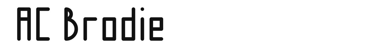 AC Brodie font preview