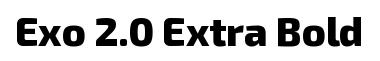 Exo 2.0 Extra Bold