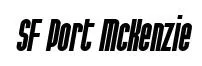 SF Port McKenzie Bold Italic preview