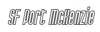 SF Port McKenzie Outline Italic preview