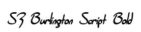 SF Burlington Script Bold