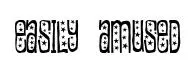 Easily amused original font preview