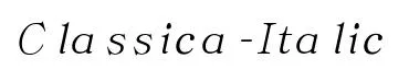 Classica-Italic