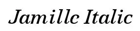 Jamille Italic